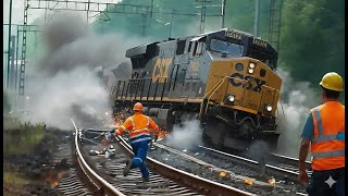 Most Dangerous Train Moments Caught on Camera