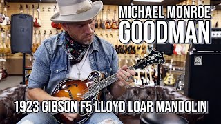 Video thumbnail for 1923 Gibson F5 Lloyd Loar Mandolin | Michael Monroe Goodman at Norman's Rare Guitars by Normans Rare Guitars