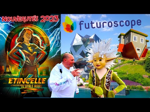 FUTUROSCOPE DECOUVERTE DE TOUTES LES NOUVEAUTES 2023 - RESTAURANT MIAM - ETINCELLE - ATTRACTIONS