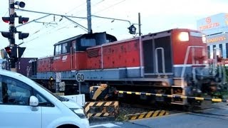 preview picture of video '2013/09/12 JR貨物 DD51形 蟹江駅 / JR Freight at Kanie'
