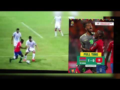 JALLOW'S LAST MINUTE GOAL ||HIGHLIGHTS AND GOALS|| GAMBIA 1- TUNISIA 2||