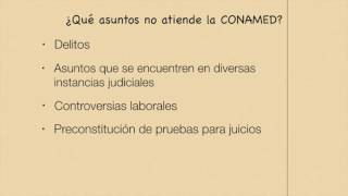 ¿Qué es la Conamed?