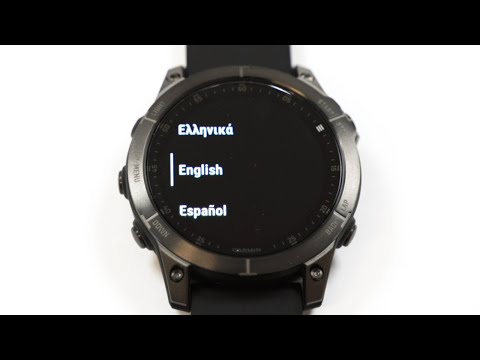 How to Change Language on Garmin Watch (Garmin Epix 2 Sapphire Titanium, Fenix 7, Fenix 6, Venu 2)