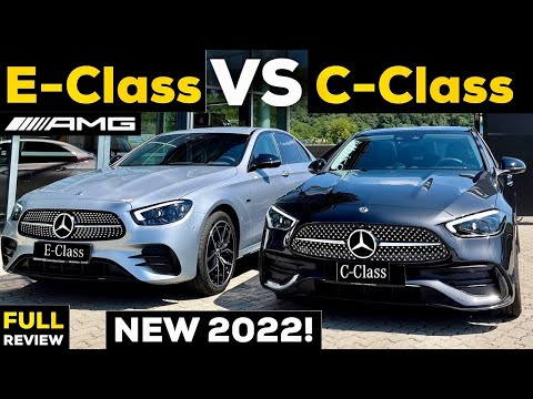 2022 MERCEDES C Class AMG vs E Class NEW FULL In-Depth Review EVERYTHING You Need To Know!
