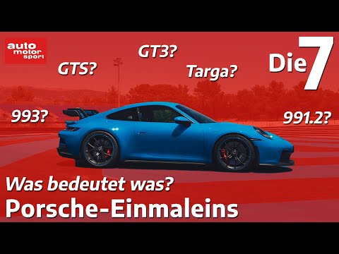7 Fakten zum Porsche-Code - was bedeutet was? I auto motor und sport