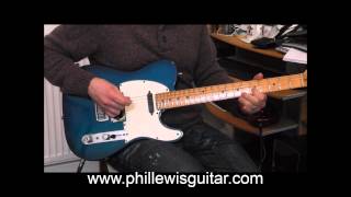 Video thumbnail for Fender American Telecaster Plus by Phil Lewis Guitar