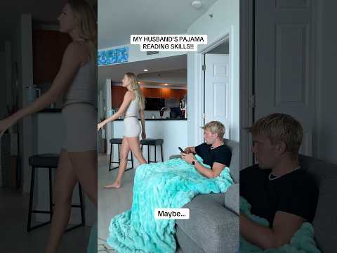 My Husband’s Pajama reading skills 😝