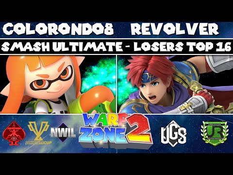 Warp Zone 2 Losers Top 16 - Colorondo8 (Inkling) vs Revolver (Roy) - Smash Ultimate