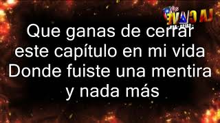 QUE GANAS DE NO VERTE NUNCA MAS - LA INDIA (VIDEO LIRYC)//STIVEN ARIAS DJ