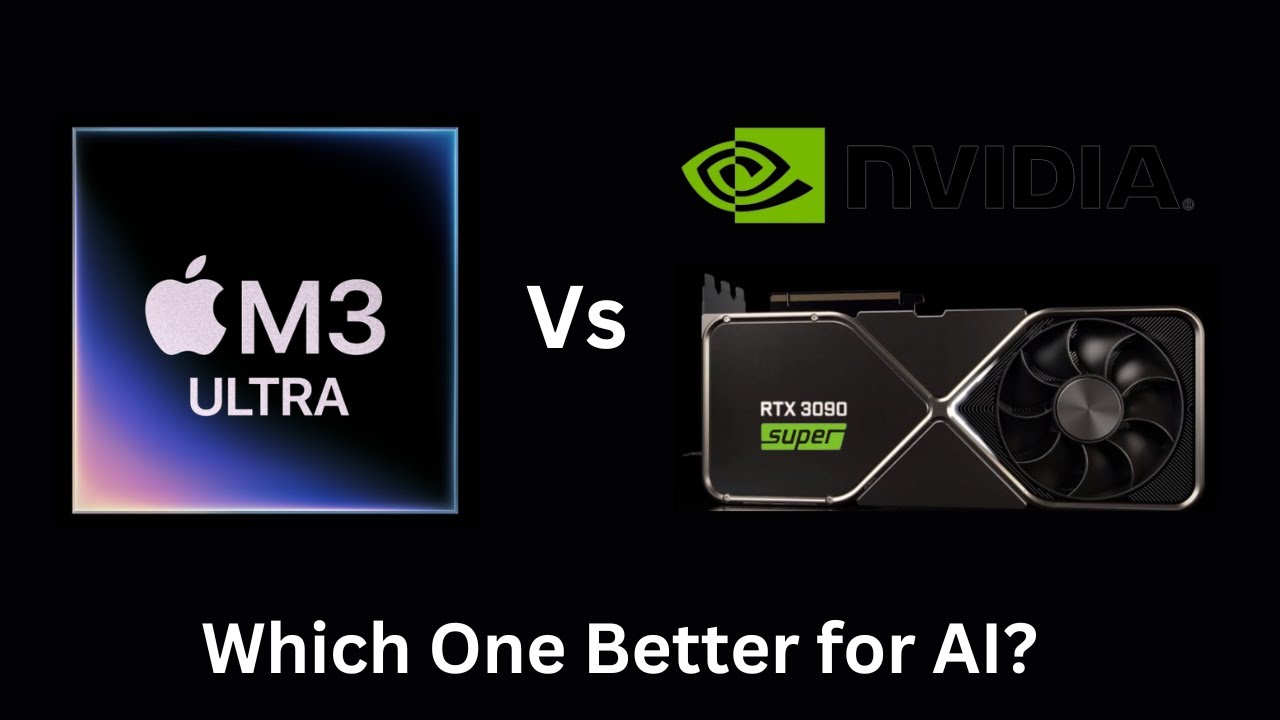 Comparison of M3 Ultra with NVIDIA 3090 for AI Workloads