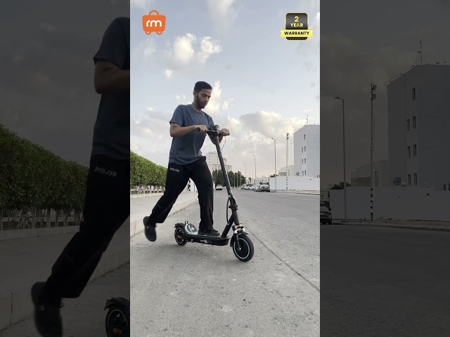 TS-977 Electric Scooter, Tikar, 8.5-inch frame size, with suspension and LED light