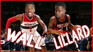 WHO'S BETTER? WALL OR LILLARD?! - NBA 2K16 Head to Head Blacktop Gameplay