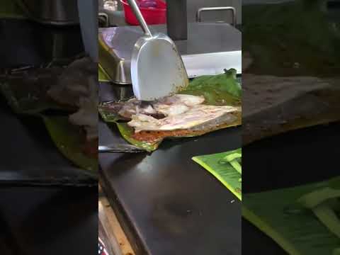 Ikan Bakar (Spicy Grilled Fish) in Johor Bahru Malaysia #shorts