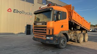 Scania 144-460 (BIG AXLE / GRAND PONT / LAMES / STEEL SUSP. / MANUAL GE tippelad lastbil til salg - Billede 4 | Autoline DK Scania 144-460 (BIG AXLE / GRAND PONT / LAMES / STEEL SUSP. / MANUAL GE tippelad lastbil | Billede 4 - Autoline