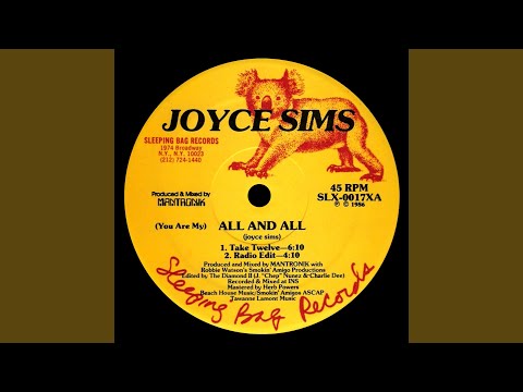 [You Are My] All and All