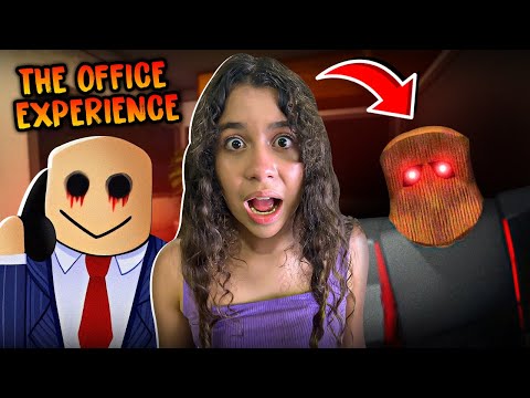 SARAH ENTROU NO ESCRITÓRIO DO MEDO ! The Office Experience (Roblox)