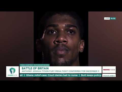 Anthony Joshua vs Tyson Fury Confirmed for December 11 in Cardiff