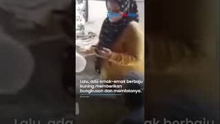 MIRIS! AKSI Emak-emak Ini Foto Nenek Pegang Bungkusan Demi Konten Saja, Malah Diambil Lagi