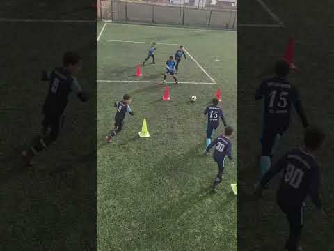 warm up passing drill U10 U9 U8 U11 U12 #training #football
