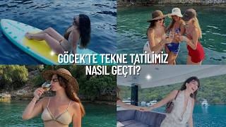 GÖCEK'TE TEKNE TATİLİ | göcek'in en güzel koyları, kaptan oldum, denizden çıkama