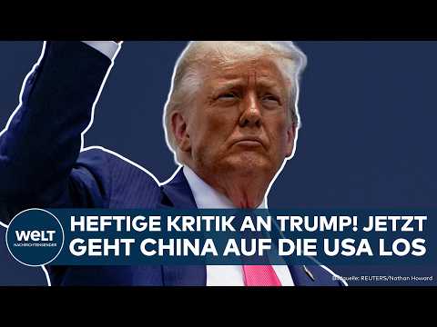 DONALD TRUMP: Heftige Kritik an den USA! Jetzt geht China auf den US-Präsidenten los