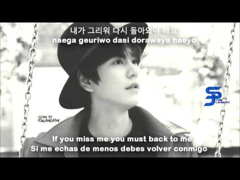 KyuHyun - Ways To Say Goodbye (Sub esp + eng + han + rom)