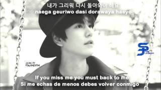 KyuHyun - Ways To Say Goodbye (Sub esp + eng + han + rom)