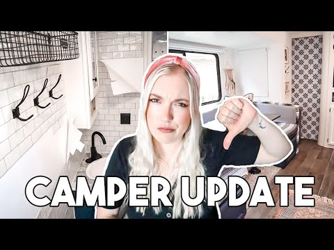 Camper Renovation after ONE year | How our camper upgrades are holding up
