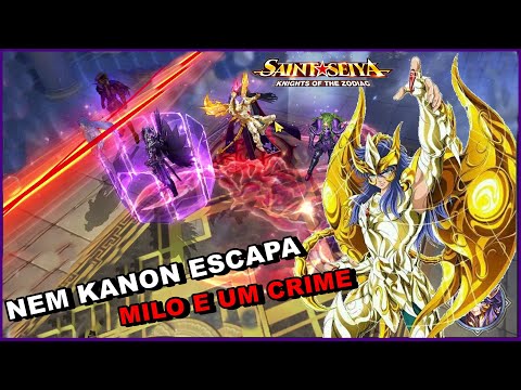 JOGANDO PVP COM  MEU MILO DIVINO OLHA ISSO KK SAINT SEIYA AWAKENING