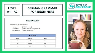 Lesson 39: Noun Groups - Learn German Grammar for Beginners (A1 / A2)
