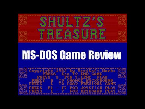 Shultz's Treasure - 1983 - MS-DOS Game Review