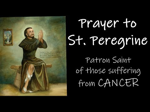 Prayer to St Peregrine (Cancer saint)