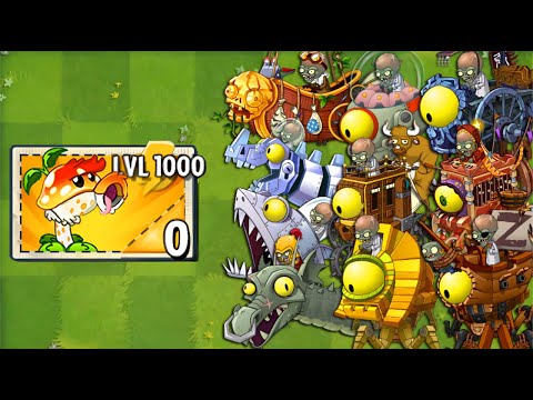 Every Random Plants LEVEL 1000 Power-Up vs ALL Final Bosses Fight! - PvZ 2 Final Bosses