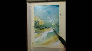 Anyone Can Paint This Easy Watercolor Landscape!