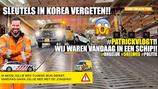 🚨WIJ WAREN VANDAAG IN EEN SCHIP. VOERTUIGSLEUTELS LIGGEN NOG IN KOREA🚨