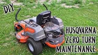 DIY Husqvarna Zero Turn Mower Annual Maintenance and Tune Up