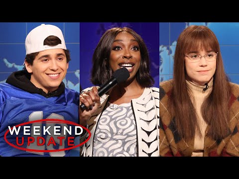 Weekend Update ft. Marcello Hernández, Jane Wickline and Ego Nwodim - SNL