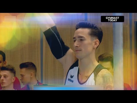 Top 3 in Men's Parallel Bars Final - 2022 Varna Gymnastics World Challenge Cup