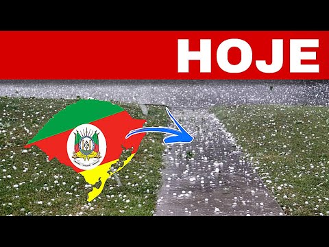 🚨CHUVA de GRANIZO nesta sexta-feira (03) no RIO GRANDE DO SUL veja quais cidades 