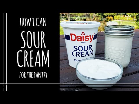 Shelf Stable Sour Cream