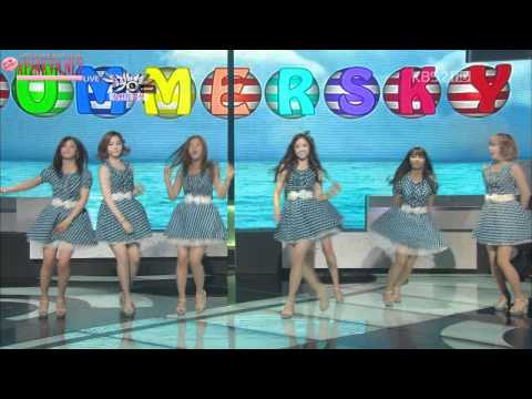 [APINKVN][Vietsub+Kara][120629] Apink The Sea [KBS Music Bank]