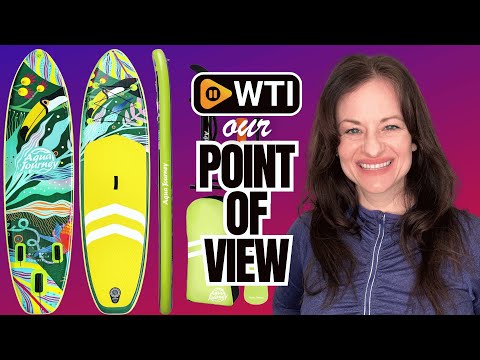 10'6""Inflatable Stand Up Paddle Board Ultra Portable-Lightweight & Stable|All-in-One Kit w/Aluminum Paddle - WTI product video review