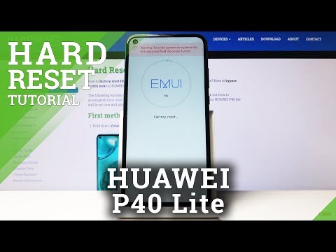 Hard Reset Huawei P40 Lite - Bypass Screen Lock by Recovery Mode / Factory Reset