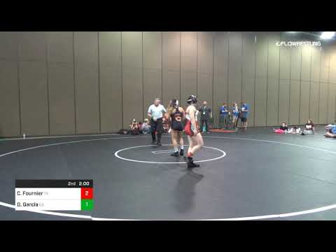 117 Lbs Consolation Camille Fournier Team Texas Vs Danielle Garcia Team California