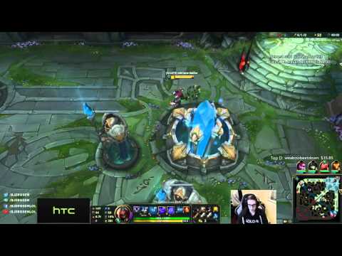 [Rank 5s] NA All-Star Fire - Bjergsen / Aphromoo / Doublelift / Dyrus / Meteos - Zed Gameplay