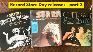 Chet Baker, Sun Ra, Rosetta Tharpe - for #recordstoreday