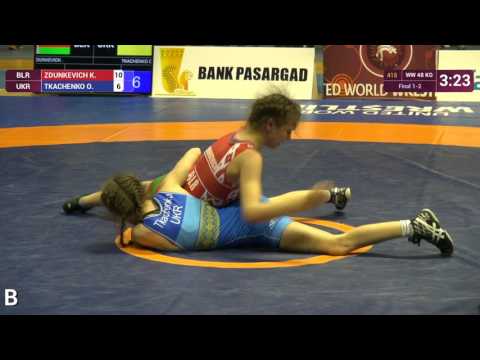 Krystsina ZDUNKEVICH (BLR) - Oleksandra TKACHENKO (UKR).mp4