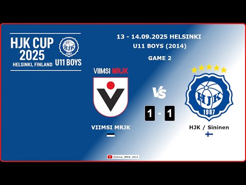 2025.09.13 - HJK CUP - U11 (2014 Boys) - Game 2 - Viimsi MRJK vs HJK/ Sininen (1:1)