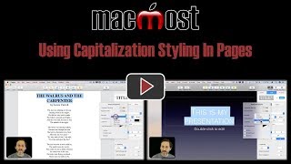 Using Capitalization Styling In Pages (MacMost #1830)