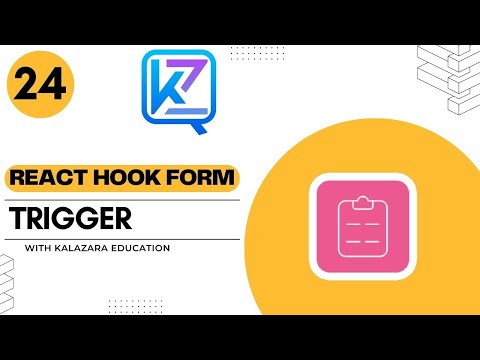 React Hook Form Tutorial 24 Trigger